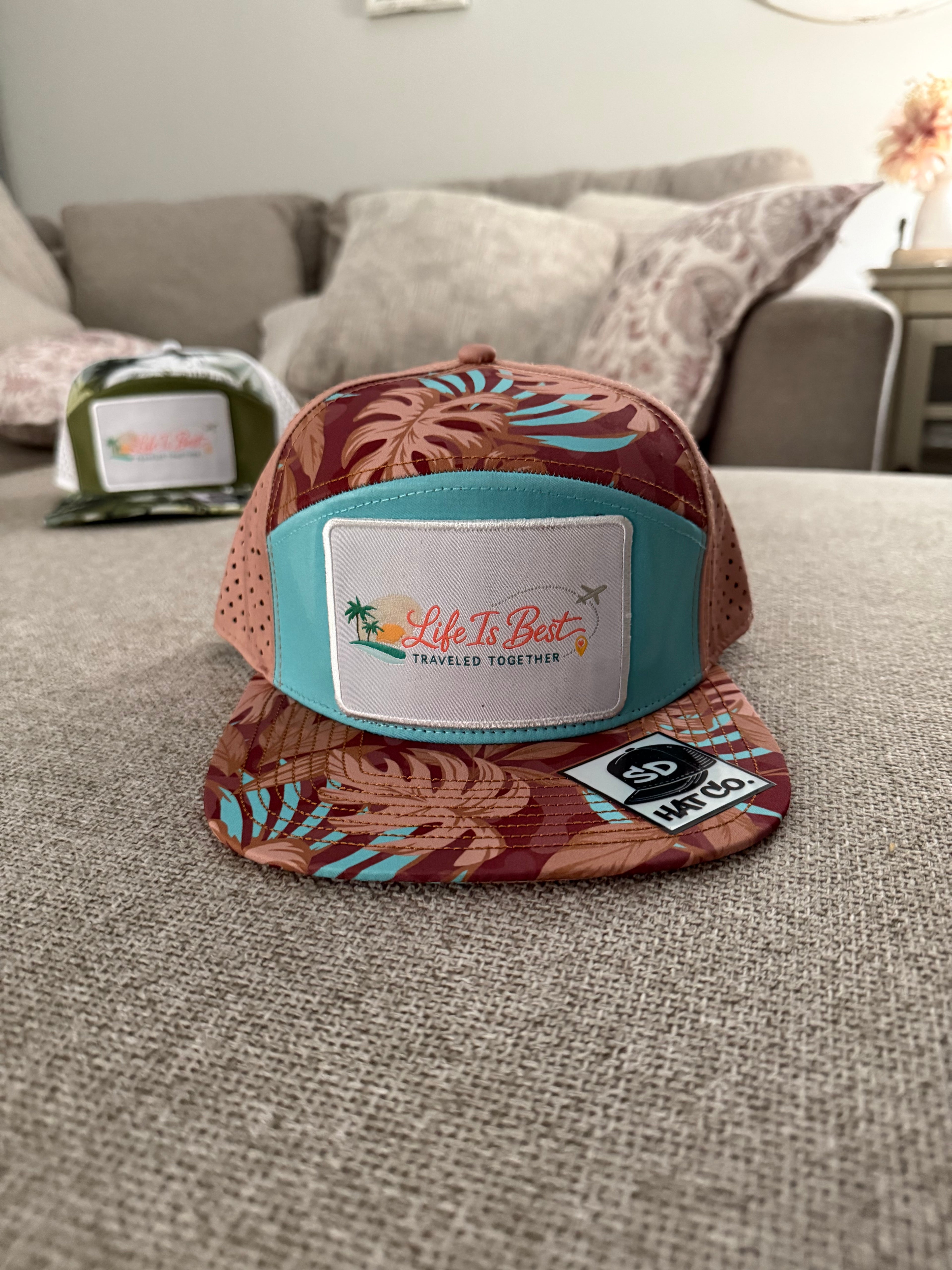 Sand & Turquoise SnapBack