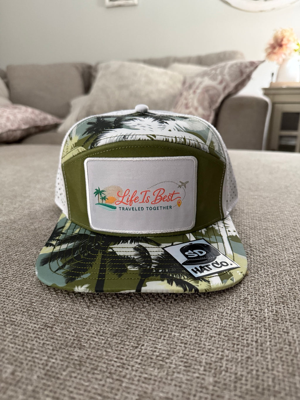 Green Palm Tree SnapBack