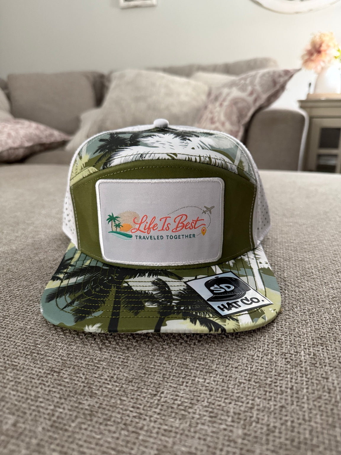 Green Palm Tree SnapBack
