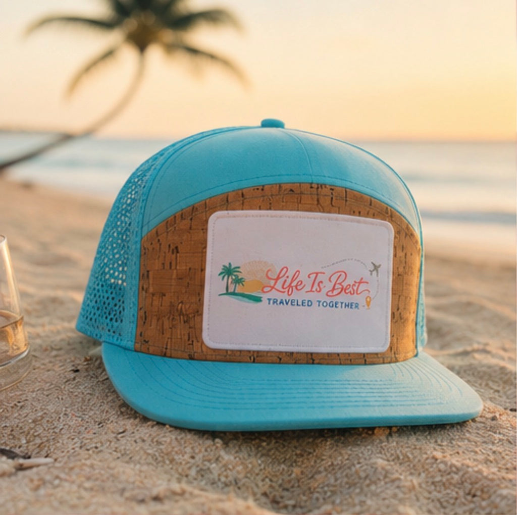 Turquoise Cork SnapBack