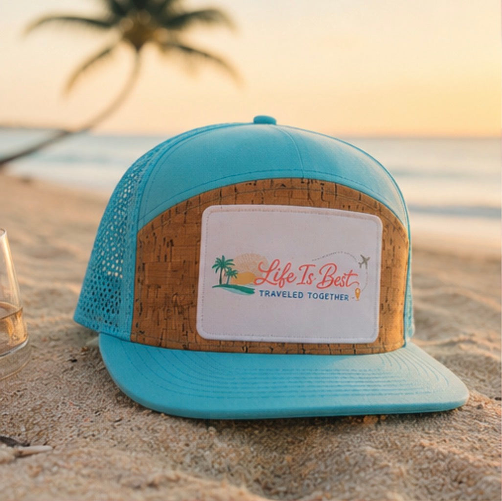 Turquoise Cork SnapBack